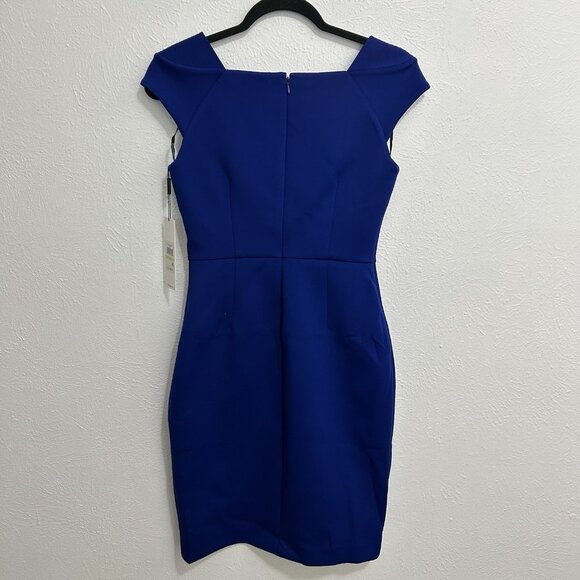 Calvin Klein Blue Midi Dress with Sleek Design - Picture 4 of 11